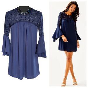 Lilly Pulitzer Amenna Bell Sleeve Dress
